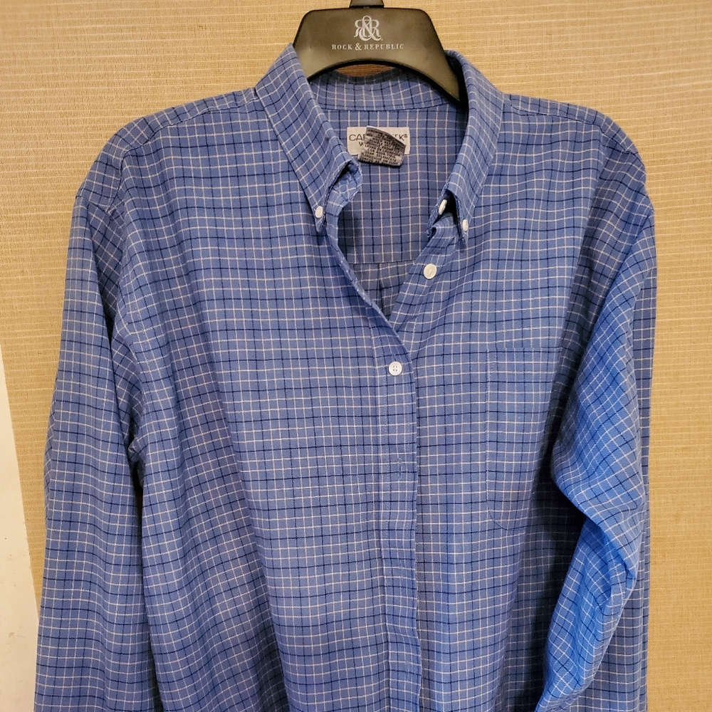 CABIN CREEK BLUE SHIRT - Picture 1 of 5